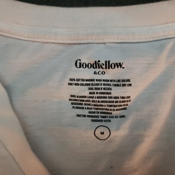 Good fellow white T shirt with Apt. 9 cutoff navy polo - Picture 2 of 4